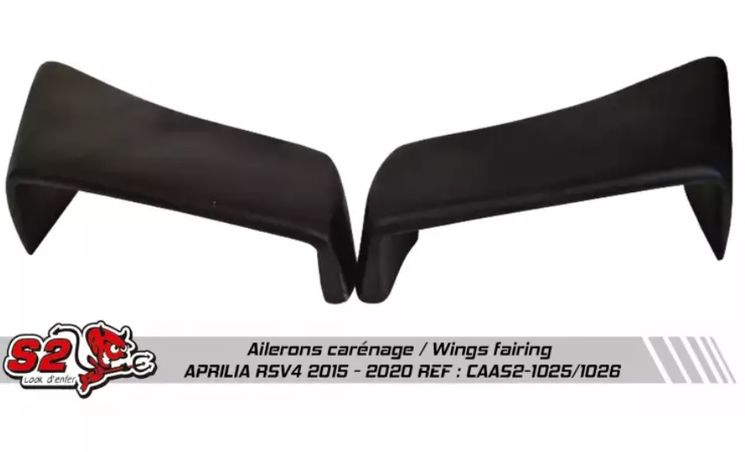  Ailes Carénage Aileron Kit D'aile Aérodynamique Universel pour  Moto, Déflecteur De Vent De Carénage pour Aprilia RS4 50 RSV4 GPR125 RS-GP  RS RS660 (Color : D)
