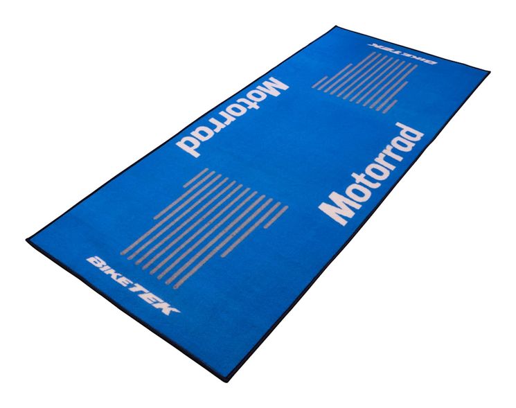 Tapis de stand BMW MOTORRAD bleu - homologué FIM