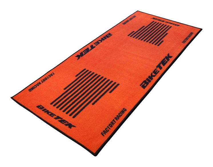 Tapis de stand KTM orange - homologué FIM