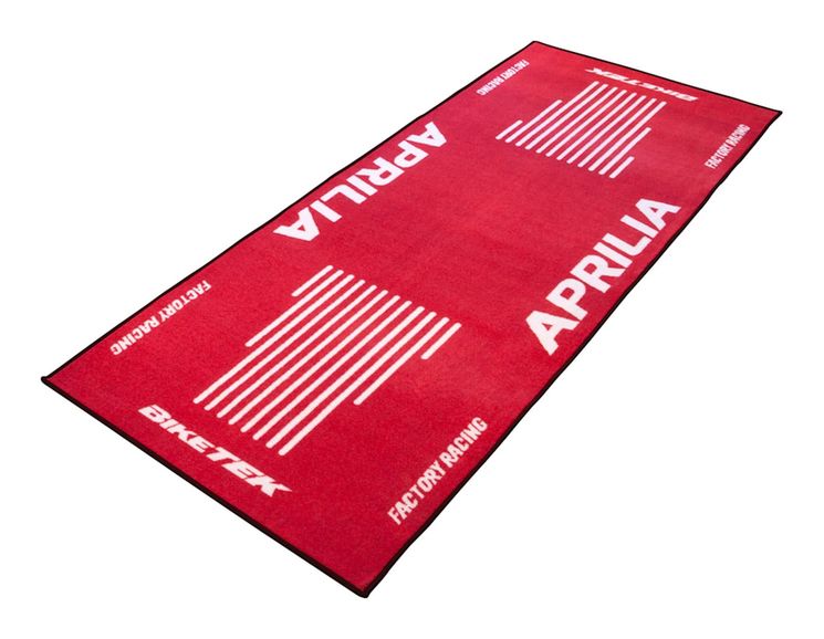 Tapis de stand APRILIA rouge - homologué FIM