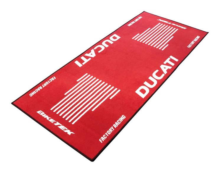 Tapis de stand DUCATI rouge - homologué FIM