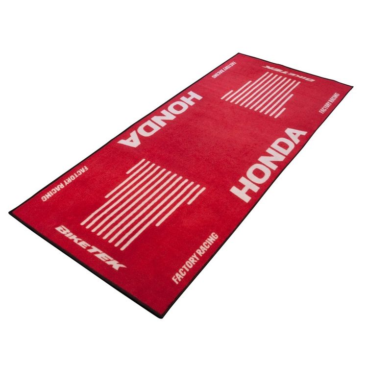 Tapis de stand HONDA rouge - homologué FIM