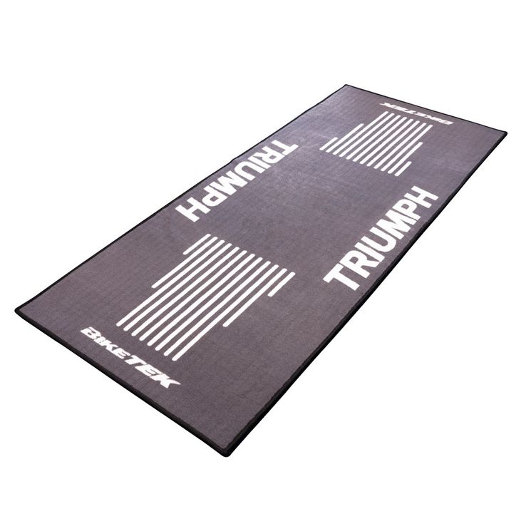 Tapis de stand TRIUMPH gris - homologué FIM