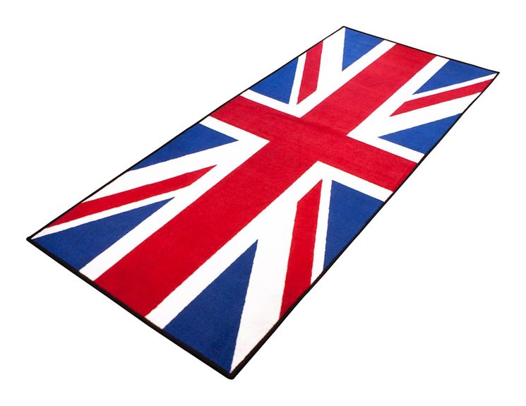 Tapis de stand UNION JACK drapeau anglais - homologué FIM