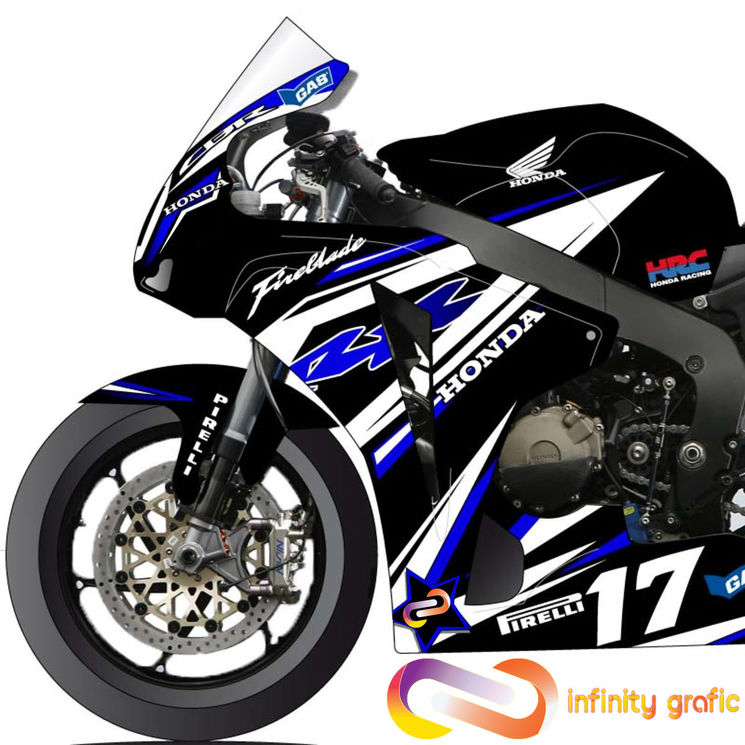 HONDA CBR 1000 RR 2008-11 - KIT DECO INFINITY GRAFIC V.2