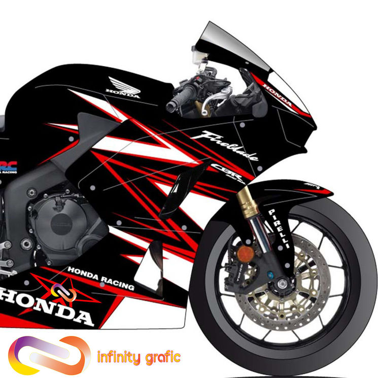 HONDA CBR 600 RR 2013-17 - KIT DECO INFINITY GRAFIC V.1