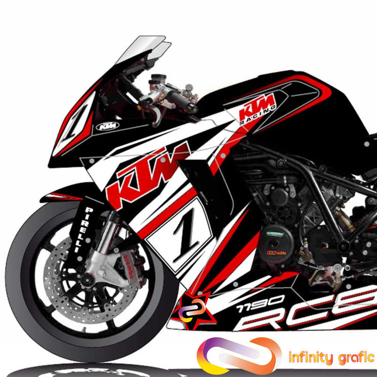 KTM RC8 - KIT DECO INFINITY GRAFIC V.1