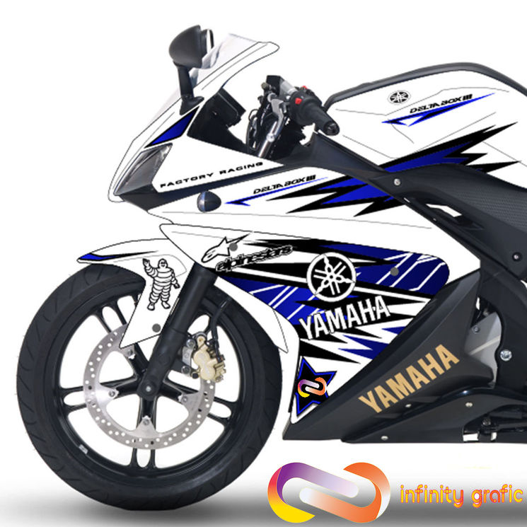 YAMAHA YZF 125R 2008-2015 - KIT DECO INFINITY GRAFIC V.1