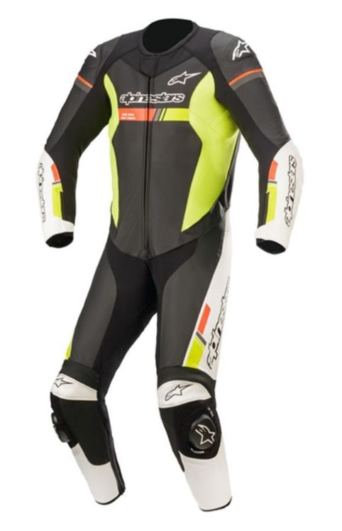 Combinaison ALPINESTARS GP Force chaser racing noir, blanc, jaune fluo