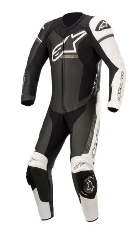 Combinaison ALPINESTARS GP Force Phantom racing noir, blanc