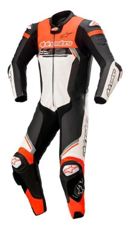 Combinaison ALPINESTARS Ignition Missile V2 racing noir/blanc/rouge