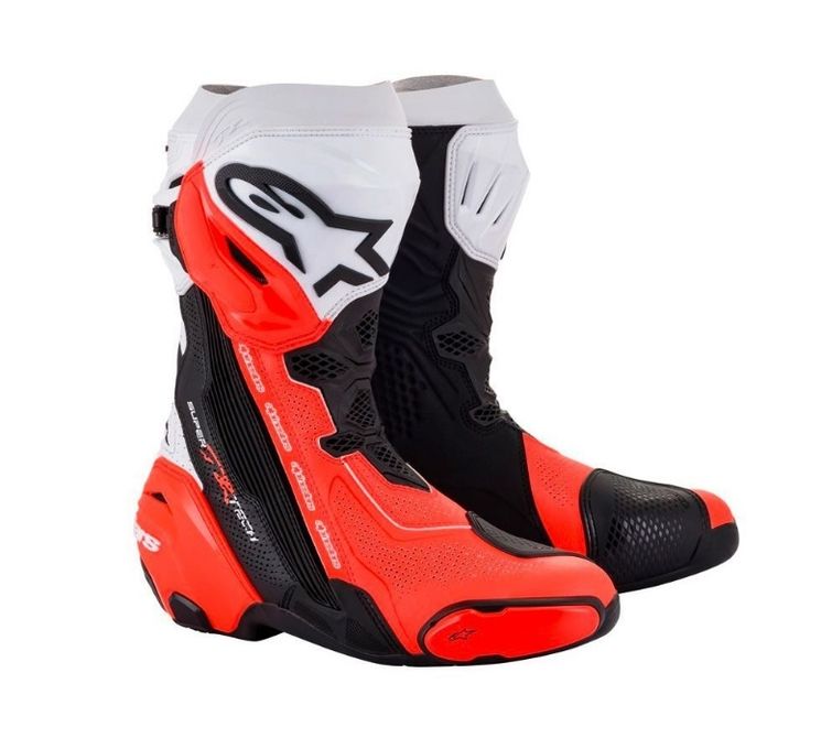 Bottes ALPINESTARS SUPERTECH R noir-rouge-blanc