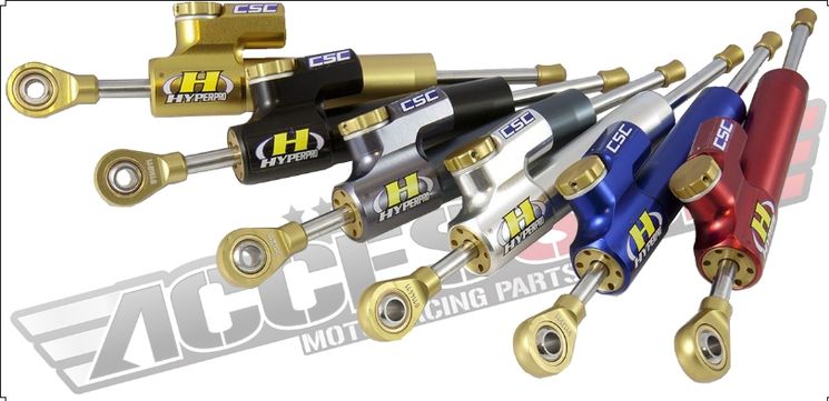 Kit complet amortisseur de direction HYPERPRO - Suzuki GSX-R 600 96-00 / GSX-R750 96-99