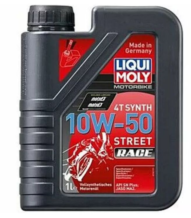 Huile moteur LIQUI MOLY - 10W-50 - 4temps - Race 100% synthétique