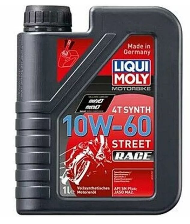 Huile moteur LIQUI MOLY - 10W-60 - 4temps - Race 100% synthétique