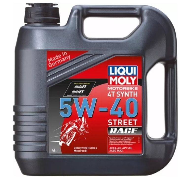 Huile moteur LIQUI MOLY - 5W-40 - 4temps - Race 100% synthétique