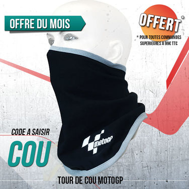 Produit du mois, le tour de cou MOTOGP