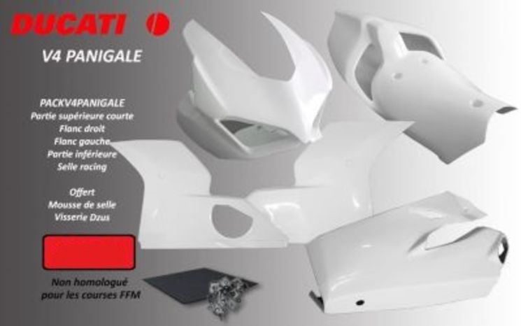 Carénages SEBIMOTO - Ducati PANIGALE V4 2018-2023 - Poly fibre