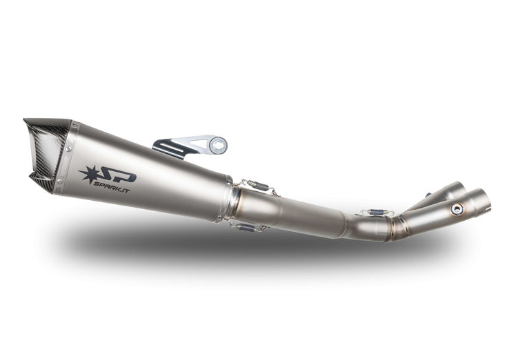 SPARK - Demi-ligne SPARK Titane YZF R1 2015-2024 - Silencieux + tube + y décatalysé - FULL TITANE