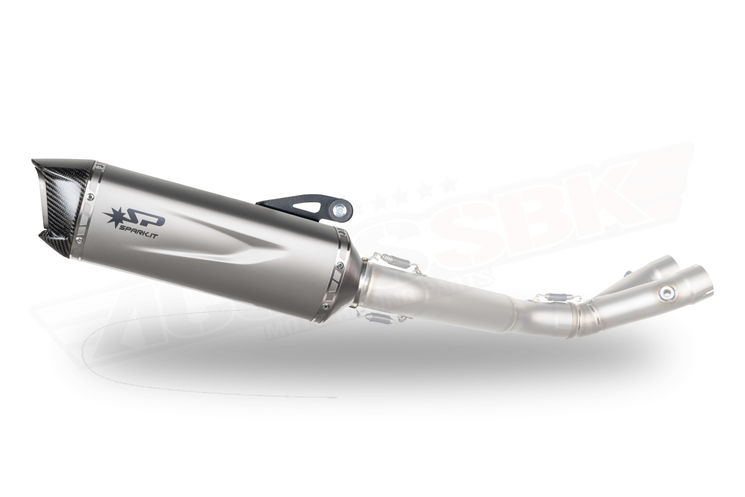 SPARK - Demi-ligne SPARK Titane YZF R1 2015-2024 - Silencieux + tube + y décatalysé - FULL TITANE