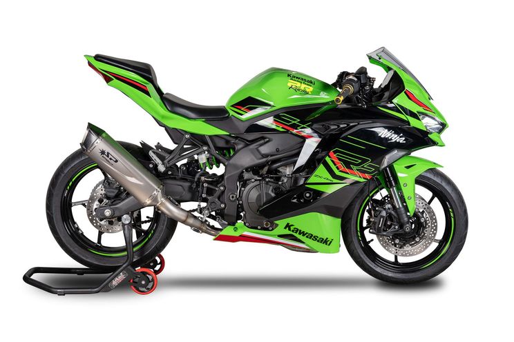 SPARK - Ligne complète titane ZX4R 2024- Collecteur Inox / FORCE EVO Titane