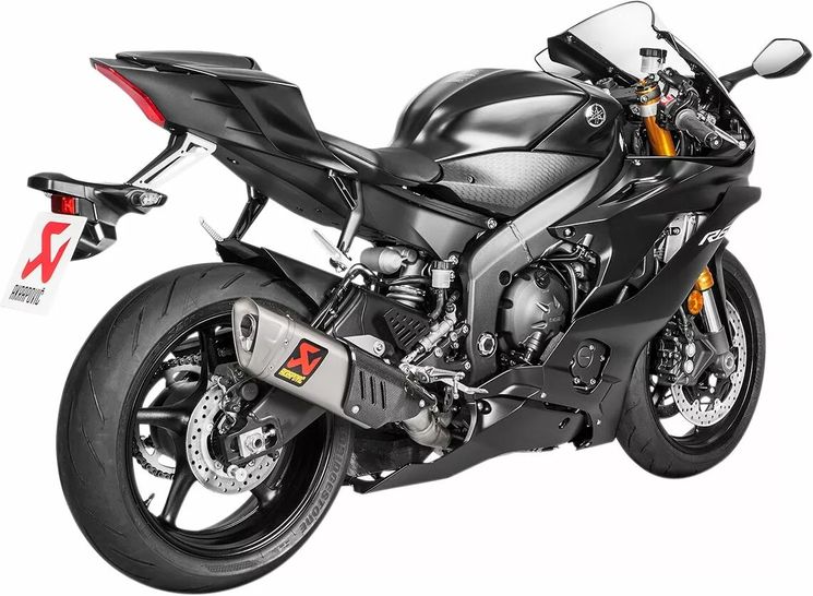 AKRAPOVIC - Ligne complète YZF R6 2008-2024 Inox/Titane